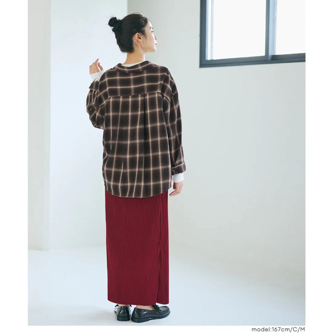 coca(コカ)のコカ 【雑誌掲載アイテム】チェック柄スナップボタンシャツ (C) レディースのトップス(シャツ/ブラウス(長袖/七分))の商品写真