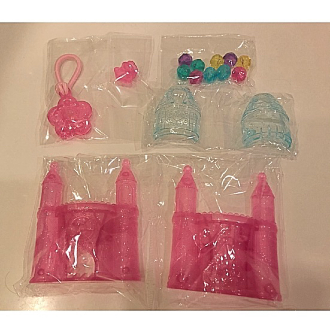 Disney(ディズニー)のディズニープリンセス 付録 おしろのほうせきガチャ&フラワーヘアゴム エンタメ/ホビーのおもちゃ/ぬいぐるみ(キャラクターグッズ)の商品写真