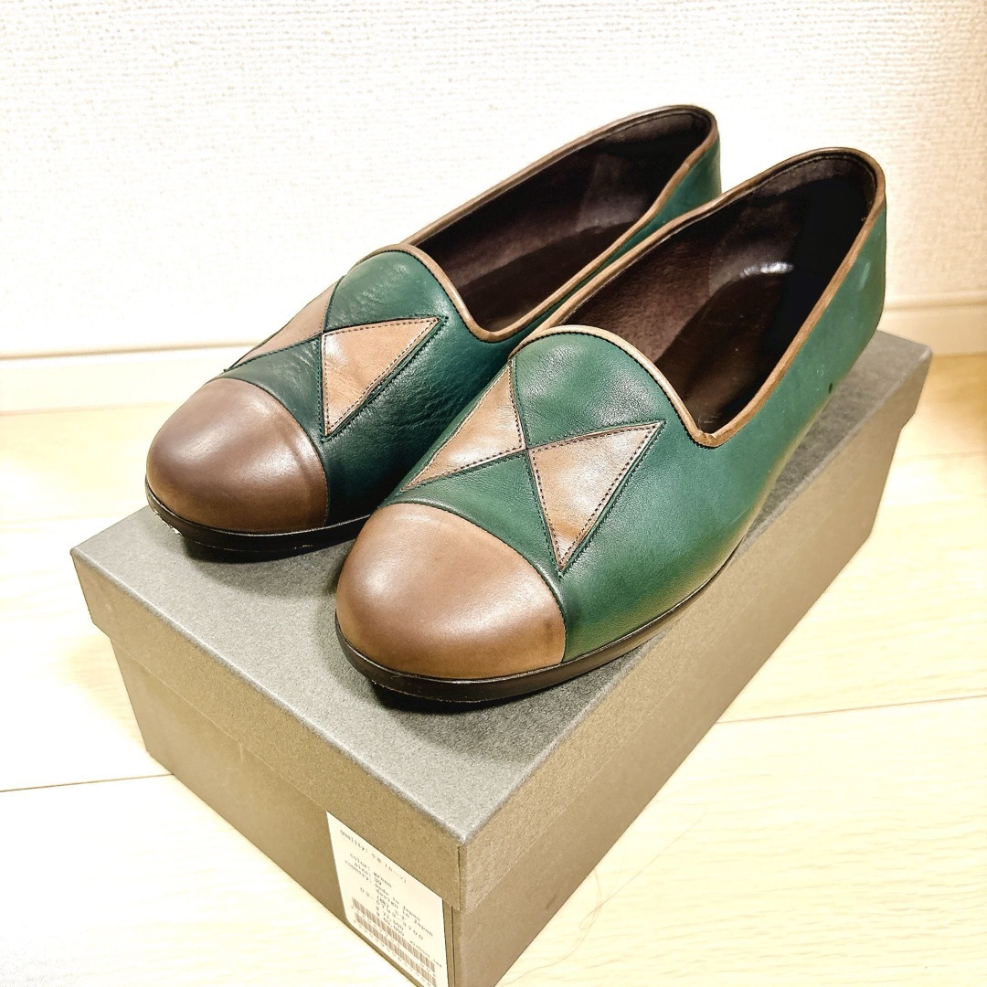 mina perhonen(ミナペルホネン)の【☘️ミナペルホネン】パンプス läppä スリッポンシューズ 39(24.5)  レディースの靴/シューズ(スリッポン/モカシン)の商品写真