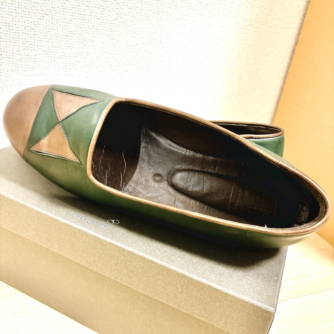 mina perhonen(ミナペルホネン)の【☘️ミナペルホネン】パンプス läppä スリッポンシューズ 39(24.5)  レディースの靴/シューズ(スリッポン/モカシン)の商品写真