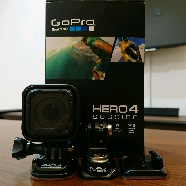 GoPro(ゴープロ)の☆美品 GoPro HERO4 session CHDHS-101-JP☆ スマホ/家電/カメラのカメラ(ビデオカメラ)の商品写真