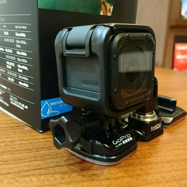 GoPro(ゴープロ)の☆美品 GoPro HERO4 session CHDHS-101-JP☆ スマホ/家電/カメラのカメラ(ビデオカメラ)の商品写真