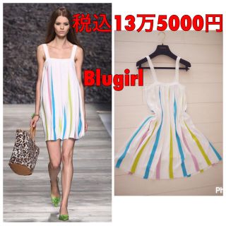 フォクシー(FOXEY)の新品 13万5000円 セレブ ゴシップガール ワンピ blugirl (ひざ丈ワンピース)