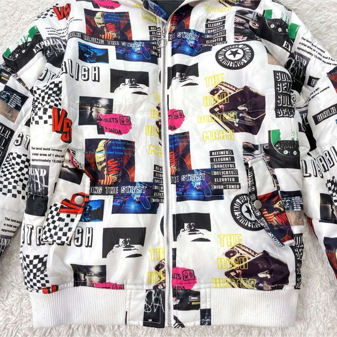 CavariA(キャバリア)のCavariA キャバリア ダウンジャケット 中綿ジャケット 保温 総柄 M メンズのジャケット/アウター(ダウンジャケット)の商品写真