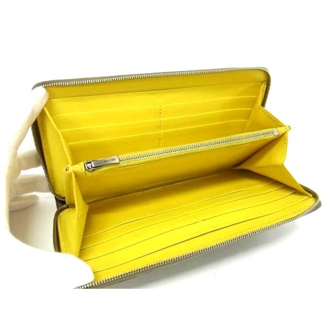 CELINE(セリーヌ)のCELINE セリーヌ ラージ ジップウォレット レザー ラウンドファスナー 長財布 ウォレット レディース グレージュ系 DK7114 レディースのファッション小物(財布)の商品写真