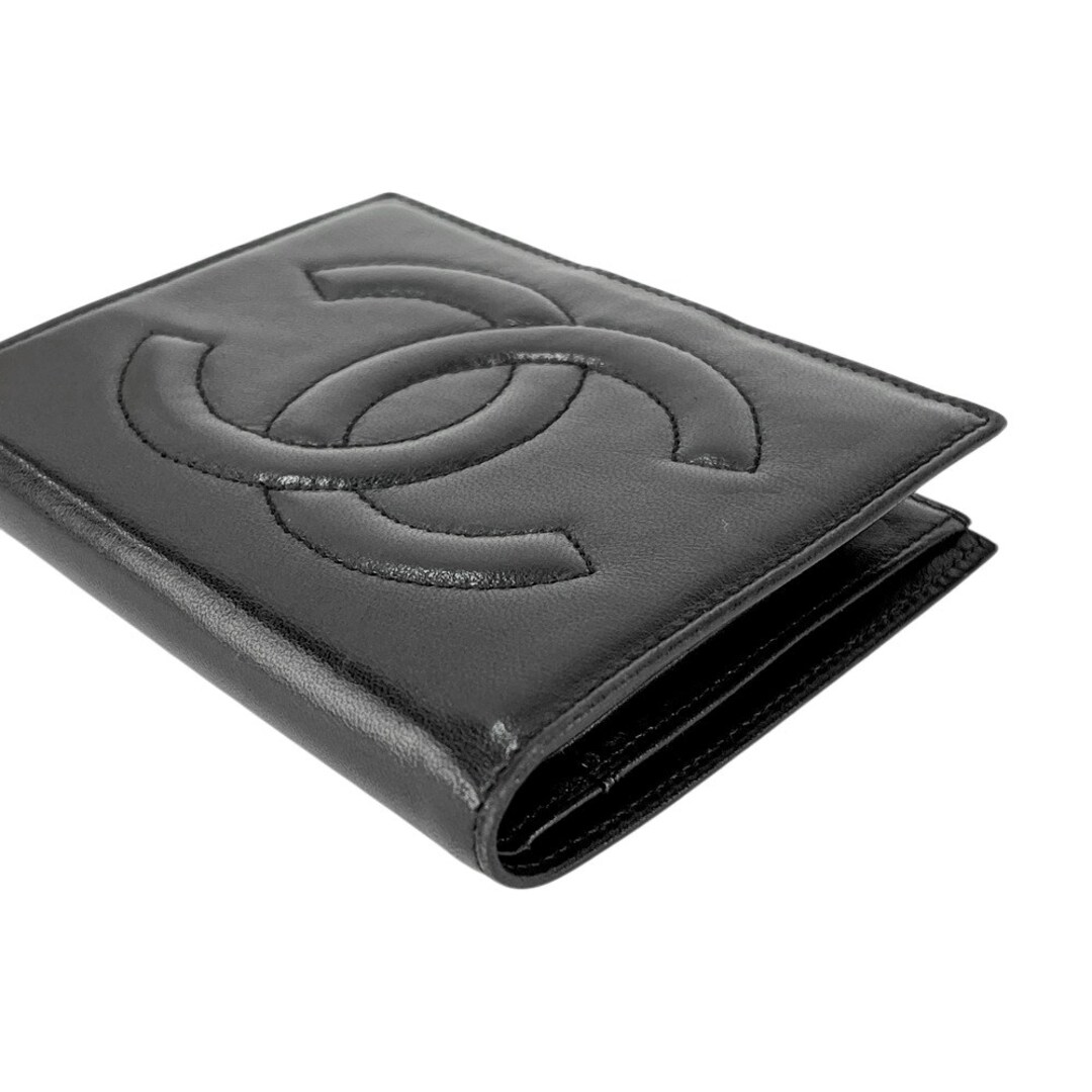 CHANEL(シャネル)の■美品■  シャネル 二つ折り がま口 財布 ウォレット ラム ブラック 【452338】13 レディースのファッション小物(財布)の商品写真