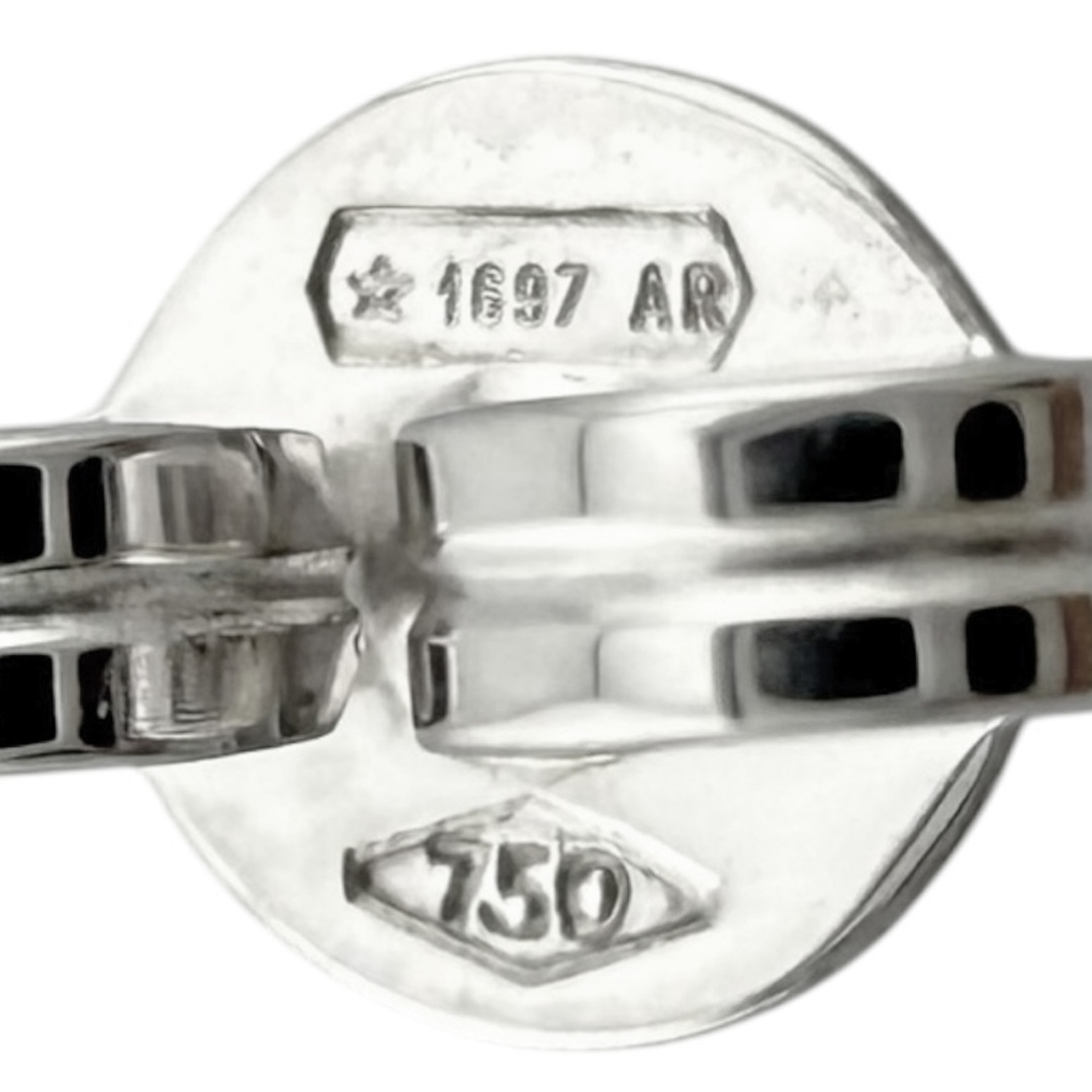 GUCCI(グッチ)のグッチ GG ピアス 18金 K18ホワイトゴールド レディース GUCCI  中古 レディースのアクセサリー(ピアス)の商品写真