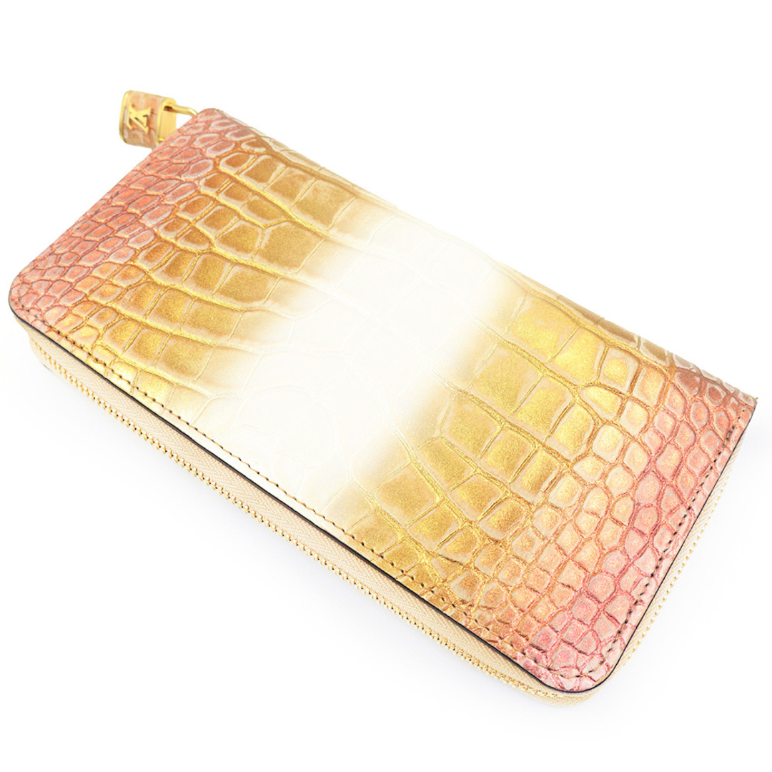 LOUIS VUITTON(ルイヴィトン)のルイ ヴィトン ジッピーウォレット ラウンドファスナー 長財布 クロコダイル エキゾチック レザー レインボーグラデーション ゴールド金具 箱付 LOUIS VUITTON(未使用 展示品) レディースのファッション小物(財布)の商品写真