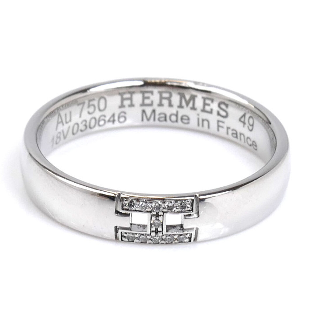 HERMES(エルメス)のHERMES エルメス K18WG ホワイトゴールド エヴァーヘラクレス リング・指輪 H119853B 00049 ダイヤモンド 9号 49 3.3g レディース【中古】【美品】 レディースのアクセサリー(リング(指輪))の商品写真