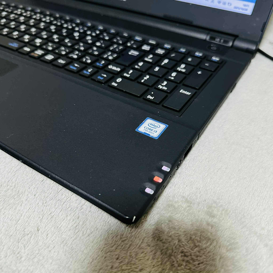 NEC(エヌイーシー)のS158 NECノートパソコンSSDメモリ8G第7世代 Window11オフィス スマホ/家電/カメラのPC/タブレット(ノートPC)の商品写真