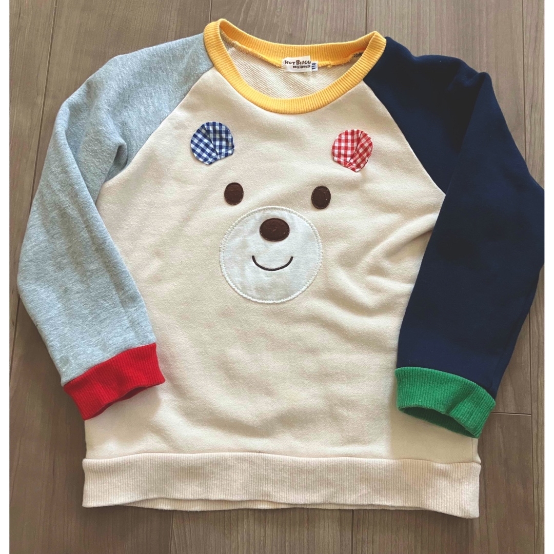 HOT BISCUITS(ホットビスケッツ)のトレーナー サイズ110 キッズ/ベビー/マタニティのキッズ服女の子用(90cm~)(Tシャツ/カットソー)の商品写真