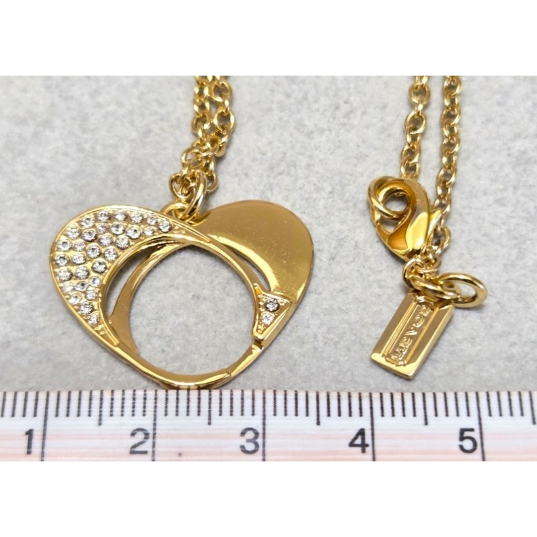 COACH(コーチ)のCOACH コーチ   ハートストーン ネックレス レディースのアクセサリー(ネックレス)の商品写真