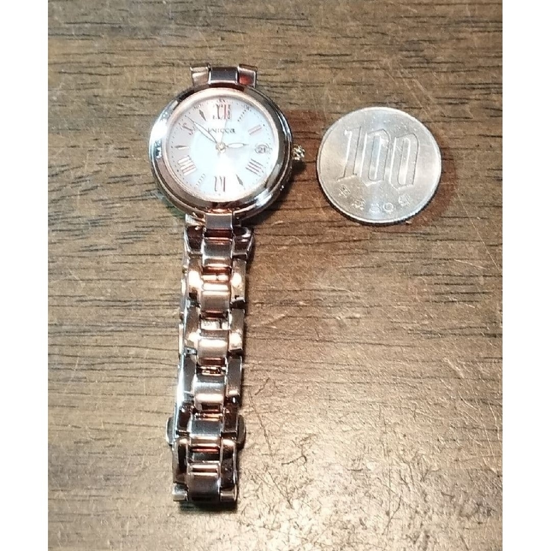 wicca(ウィッカ)のBE28　シチズン・ウィッカ　電波・ソーラー時計　日付・耐磁　③ レディースのファッション小物(腕時計)の商品写真