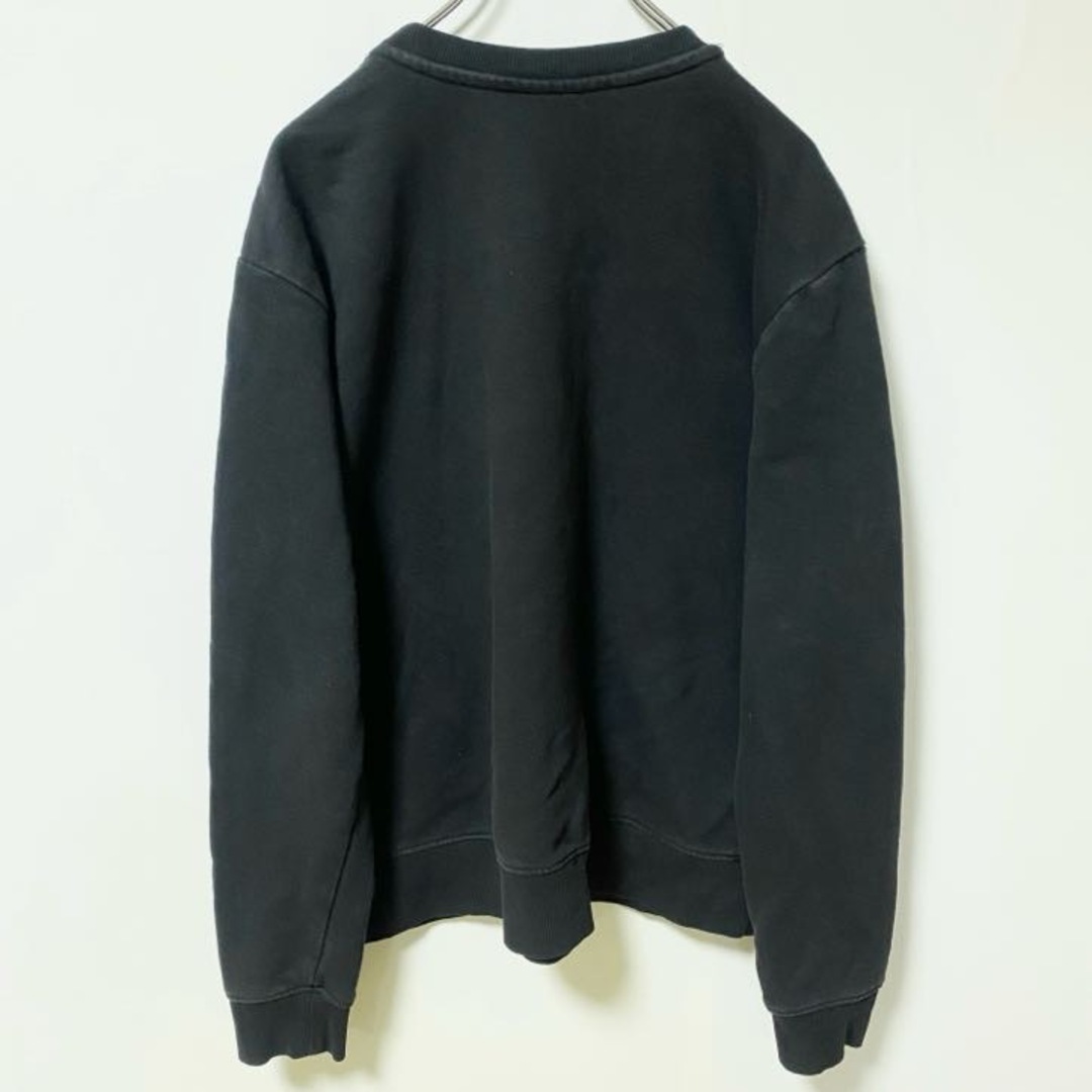 FILA(フィラ)の古着 used FILA フィラ 長袖クルーネックビッグロゴスウェット　トレーナー　オーバーサイズ　ブラック　XLサイズ メンズのトップス(スウェット)の商品写真