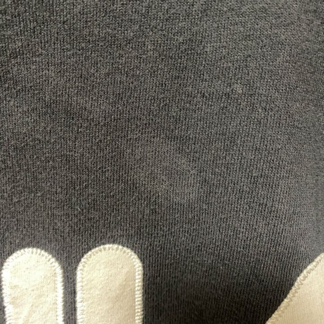 FILA(フィラ)の古着 used FILA フィラ 長袖クルーネックビッグロゴスウェット　トレーナー　オーバーサイズ　ブラック　XLサイズ メンズのトップス(スウェット)の商品写真