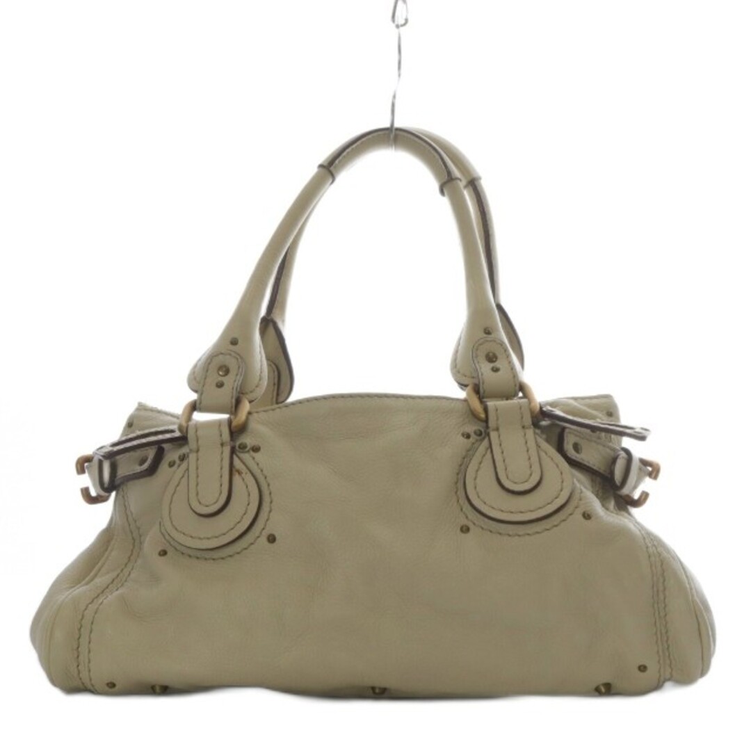 Chloe(クロエ)のクロエ パディントン ハンドバッグ レザー 南京錠付き ライトベージュ /YO3 レディースのバッグ(ハンドバッグ)の商品写真