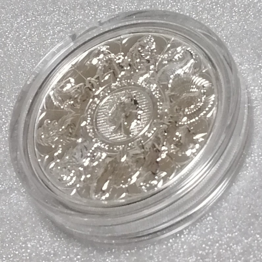 イギリス 2021 クイーンズビースト 銀貨 コンプリーター BU アイテム2 エンタメ/ホビーの美術品/アンティーク(貨幣)の商品写真