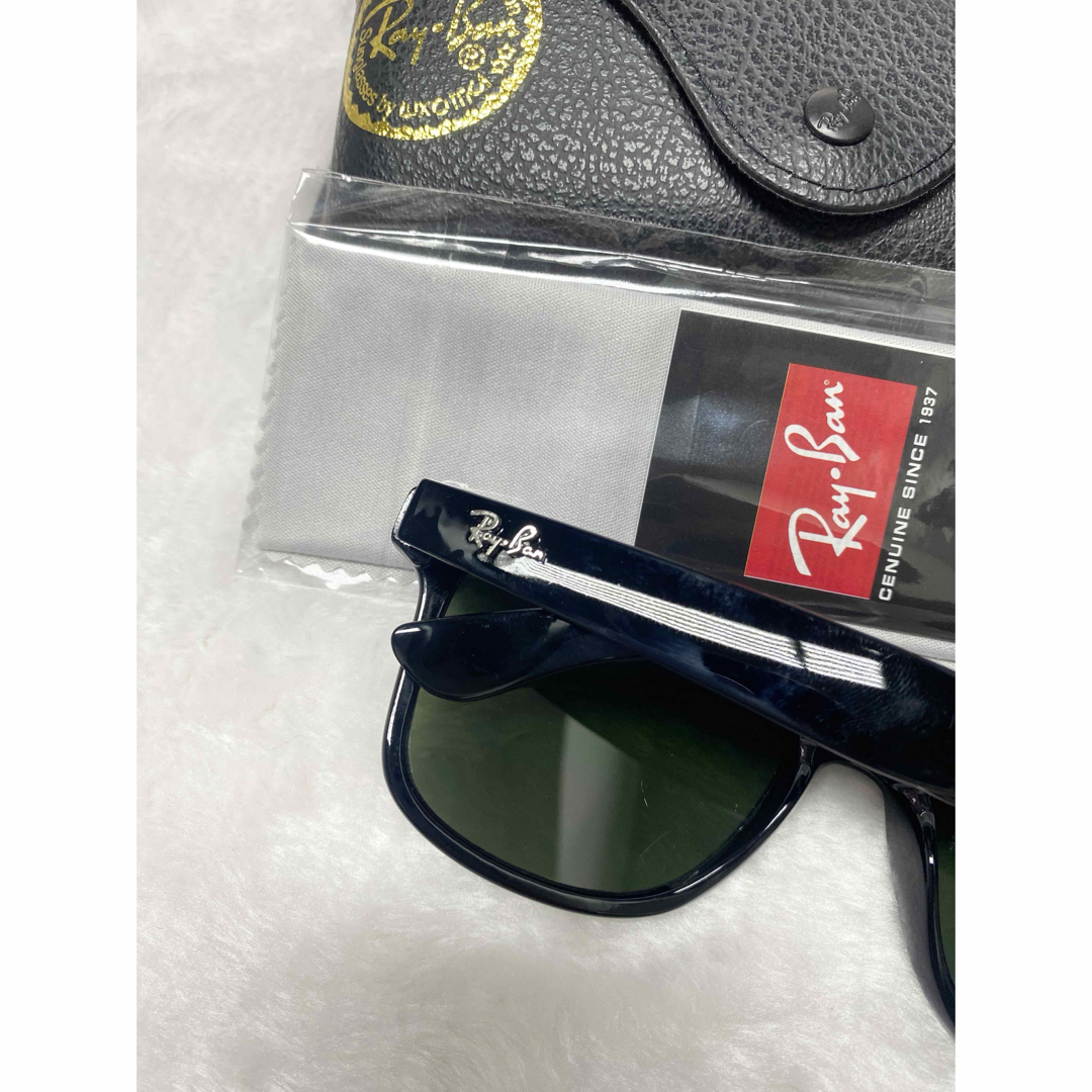 Ray-Ban レイバン WAYFARER サングラス  ブラック×グリーン メンズのファッション小物(サングラス/メガネ)の商品写真