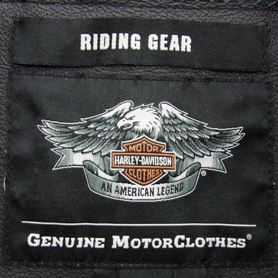 Harley Davidson(ハーレーダビッドソン)のHARLEY DAVIDSON ハーレーダビッドソン 97062-11VM スカルエイリアン スパイダー ロゴ レザー ジャケット ブラック系 M【中古】 メンズのジャケット/アウター(その他)の商品写真