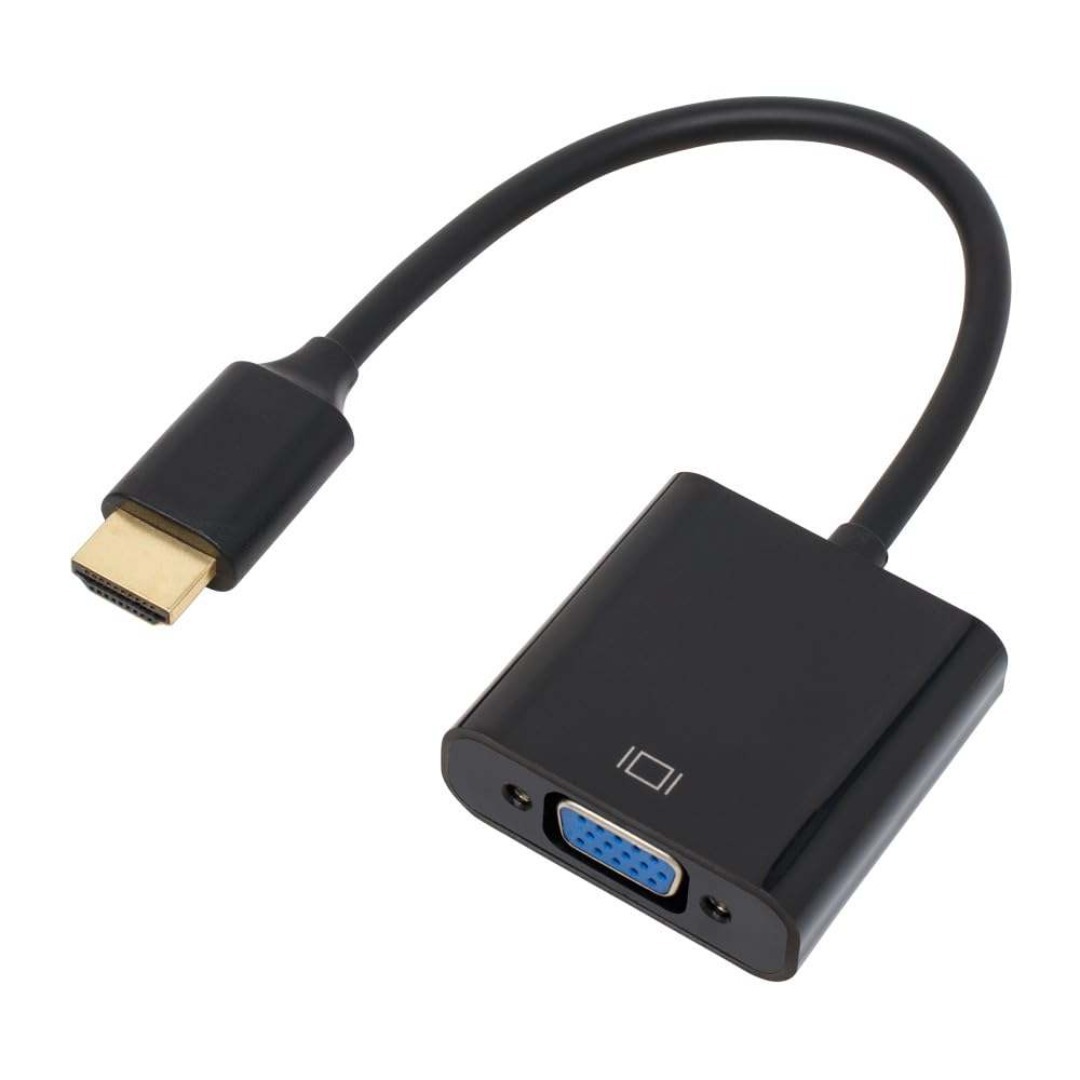 【特価商品】アイネックス HDMI - VGA変換ケーブル AMC-HDVGA- スマホ/家電/カメラのPC/タブレット(PC周辺機器)の商品写真