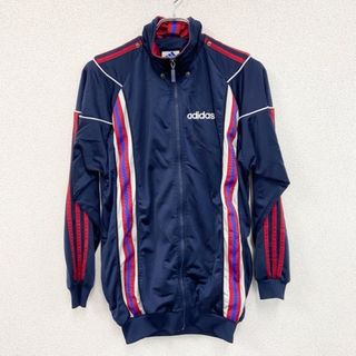 アディダス(adidas)の古着 used　90s　adidas　アディダス　フルジップトラックジャケット/ジャージ　ヴィンテージ　紺　ネイビー　XLサイズ(ジャージ)