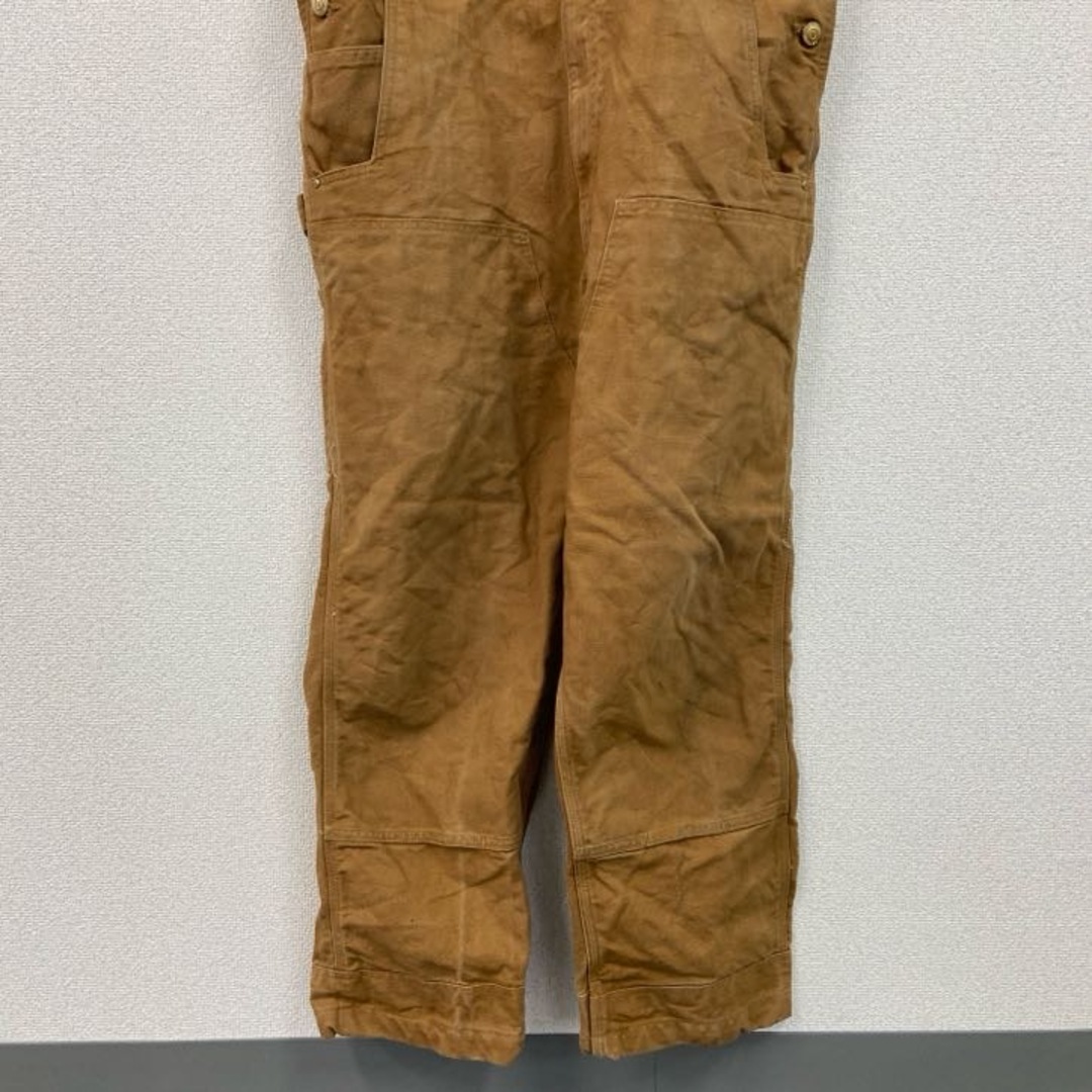 carhartt(カーハート)の古着 used　Carhartt　カーハート　オーバーオール/つなぎ　ブラウンダック　ダック地　ダブルニー　キャメル　W38 メンズのパンツ(サロペット/オーバーオール)の商品写真
