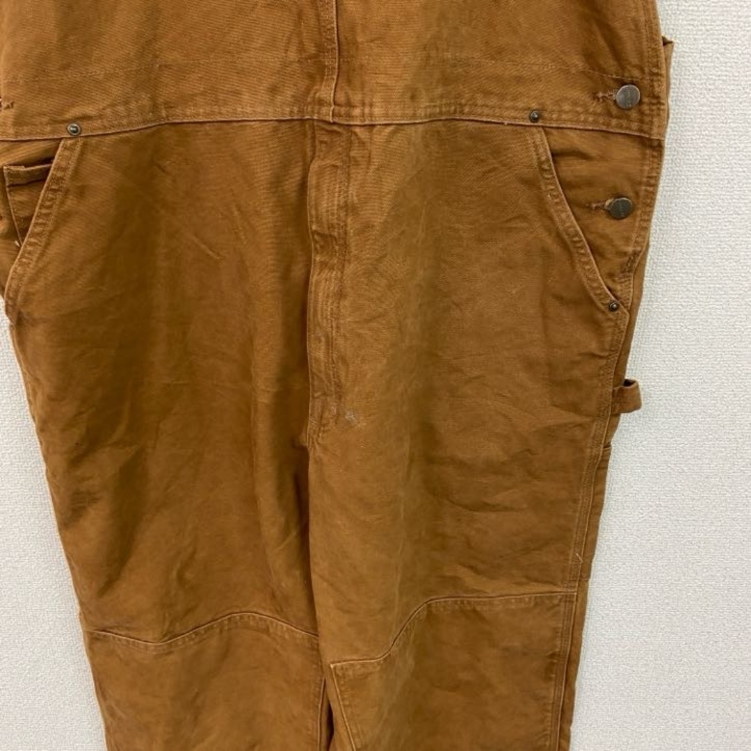 carhartt(カーハート)の古着 used　Carhartt　カーハート　オーバーオール/つなぎ　ブラウンダック　ダック地　ダブルニー　キャメル　W44 メンズのパンツ(サロペット/オーバーオール)の商品写真