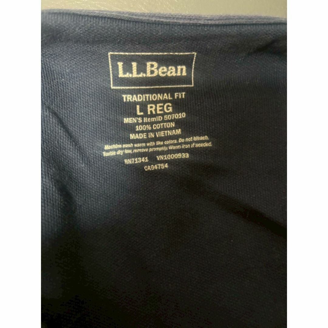L.L.Bean エルエルビーン ポロシャツ ネイビー メンズ 半袖 メンズのトップス(ポロシャツ)の商品写真