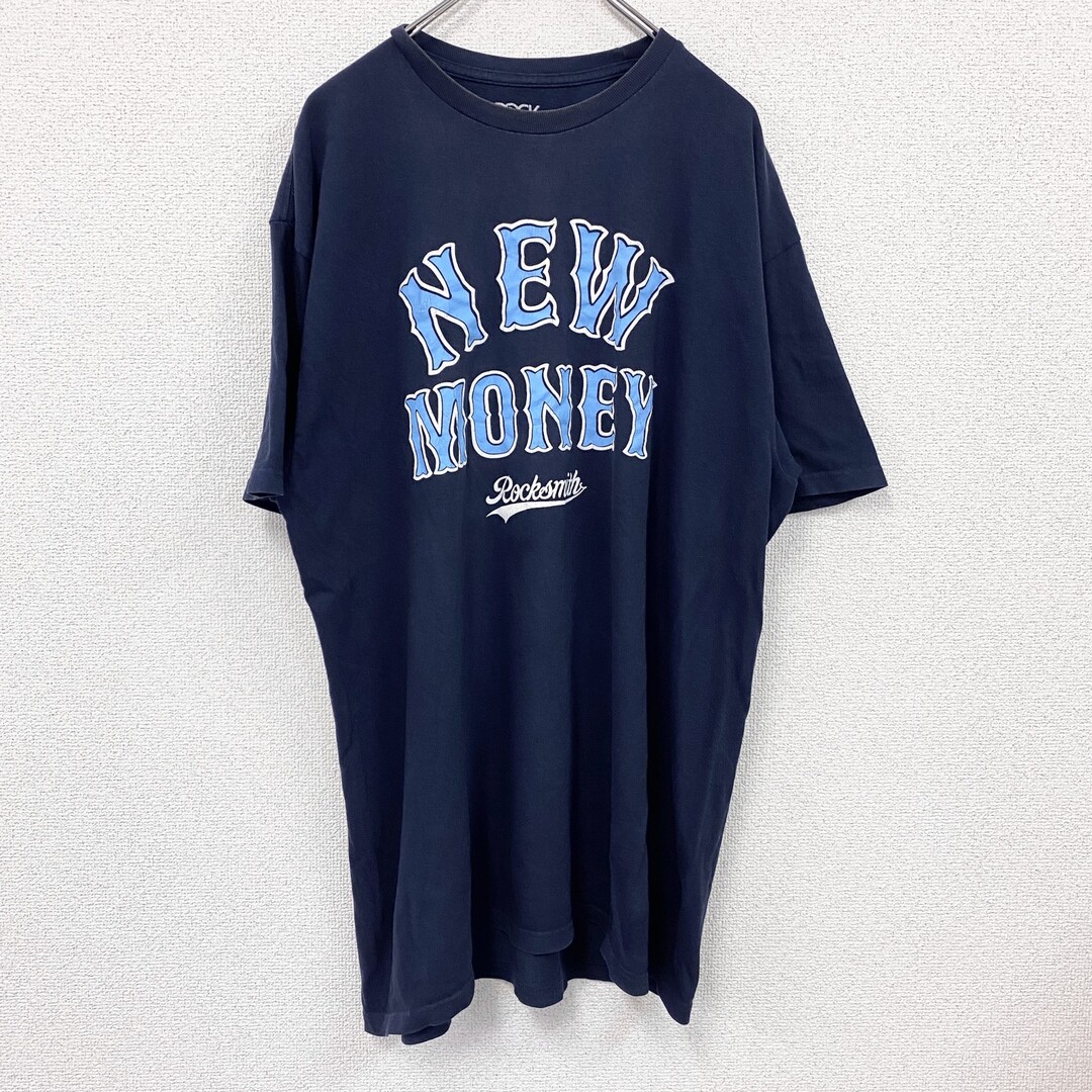 古着 used　ROCK SMITH　ロックスミス　半袖プリントTシャツ　ゲームT　黒　ブラック　XLサイズ メンズのトップス(Tシャツ/カットソー(半袖/袖なし))の商品写真