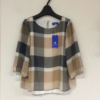 バーバリー(BURBERRY)の2017 新品 ブルーレーベル クレストブリッジ プルオーバー トップス(カットソー(長袖/七分))