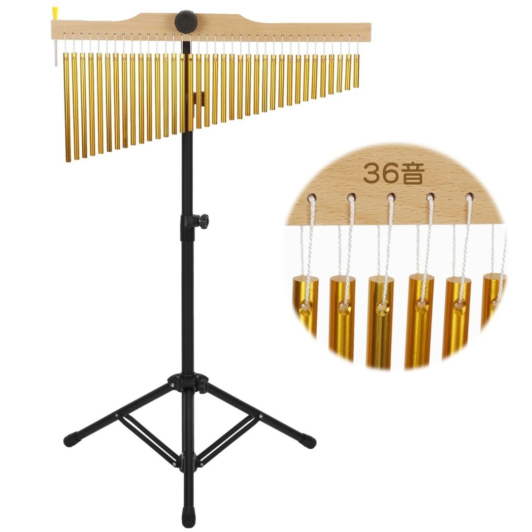 aleawol ツリーチャイム 36音 ウィンドチャイム 楽器 メタルスタンド・ キッズ/ベビー/マタニティのおもちゃ(楽器のおもちゃ)の商品写真