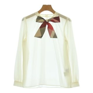 BLUE LABEL CRESTBRIDGE - BLUE LABEL CRESTBRIDGE ブラウス S 白 【古着】【中古】【送料無料】