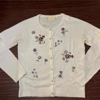 Chesty - Chesty 刺繍ビジュー付きカーディガン