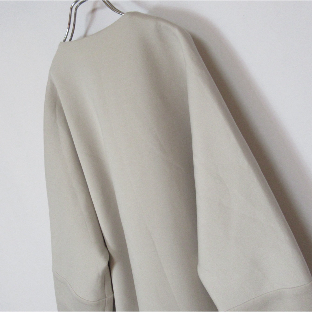 BARNEYS NEW YORK(バーニーズニューヨーク)の【値下げ◎】 BARNEYS NEWYORK / ノーカラー オーバー コート レディースのジャケット/アウター(ロングコート)の商品写真