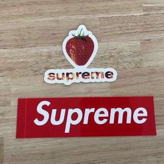 シュプリーム(Supreme)の早い者勝ち☆Supreme☆2枚セット☆ステッカー(ノベルティグッズ)