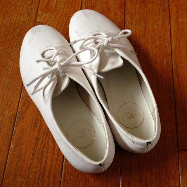 I am I(アイアムアイ)の白シューズ レディースの靴/シューズ(スニーカー)の商品写真