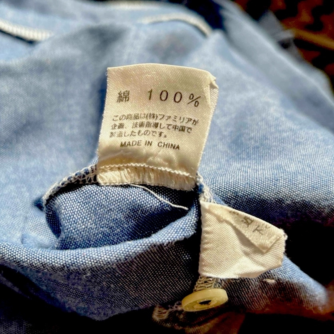 familiar(ファミリア)のfamiliar(ファミリア)長袖シャツ(120㌢) キッズ/ベビー/マタニティのキッズ服男の子用(90cm~)(ブラウス)の商品写真