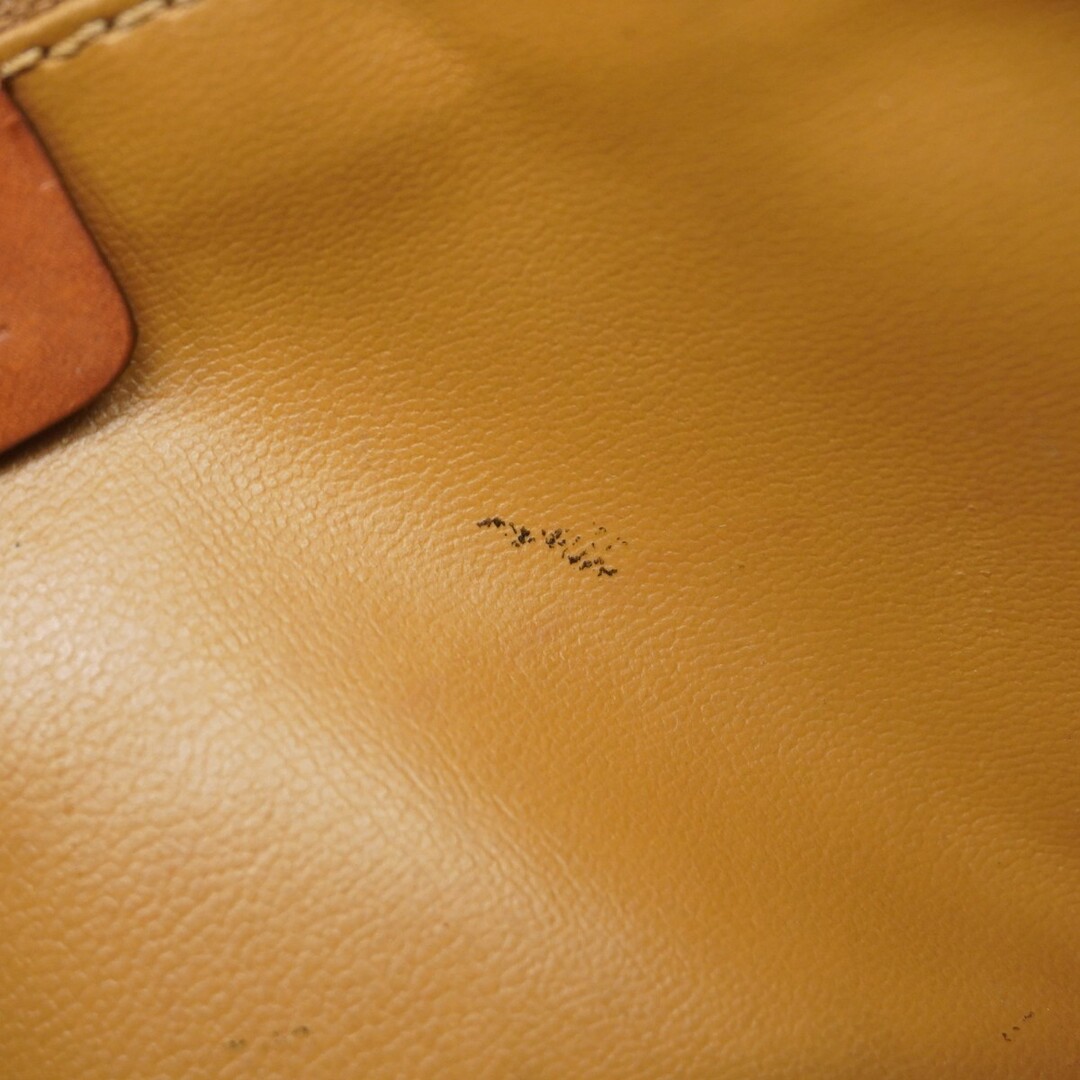 CELINE(セリーヌ)の【5me5431】セリーヌ クラッチバッグ マカダム PVC ブラウン ゴールド金具【中古】メンズ レディース ユニセックス レディースのバッグ(クラッチバッグ)の商品写真