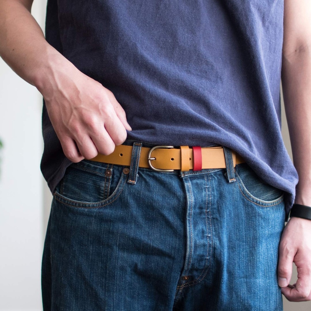 【色:カーキ-35mm】[TAVARAT] ［タバラット］ベルトループ メンズ  メンズのファッション小物(その他)の商品写真