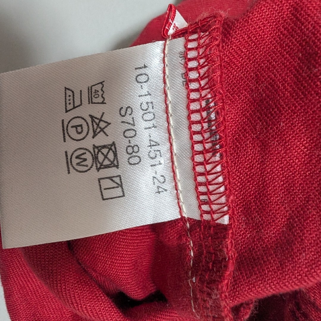 mikihouse(ミキハウス)の美品 miki HOUSE ロンパース S (70-80cm) キッズ/ベビー/マタニティのベビー服(~85cm)(ロンパース)の商品写真