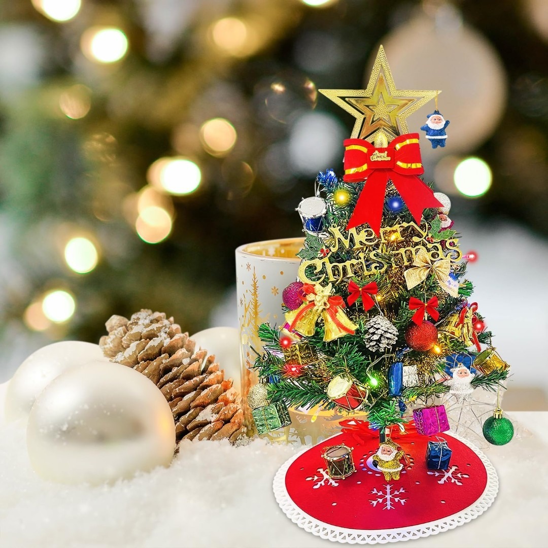 【特価商品】Sutekus 卓上 クリスマス ツリー 電飾つき セット かわいい その他のその他(その他)の商品写真