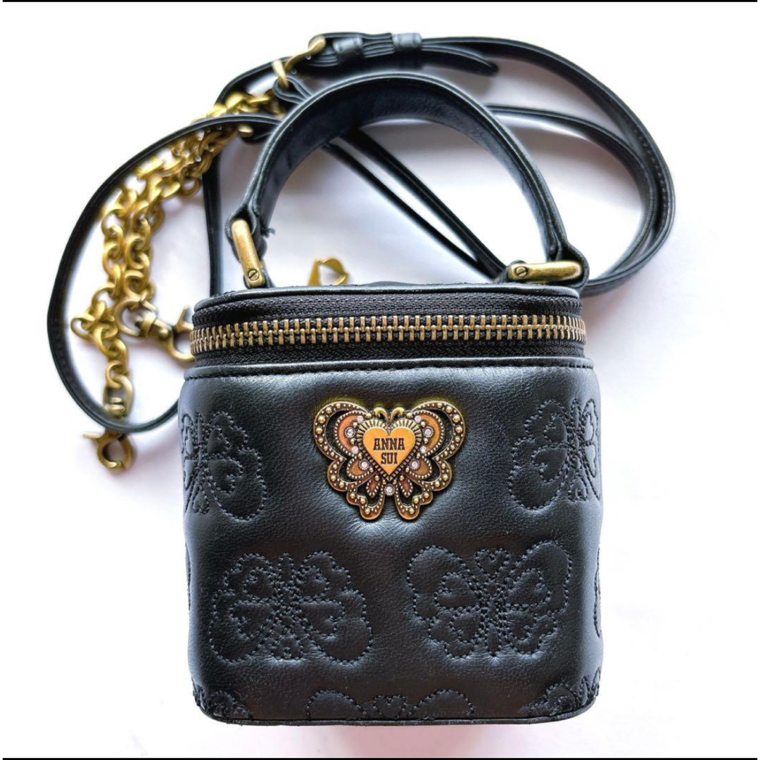 ANNA SUI(アナスイ)の【新品】アナスイ ANNASUI ショルダーバック チェイス バニティ 黒 レディースのバッグ(ショルダーバッグ)の商品写真