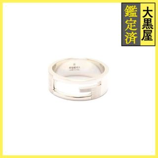 グッチ ブランテッドGリング 指輪 925 SV シルバー 21号 【460】