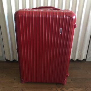 リモワ(RIMOWA)のリモワ  スーツケース 赤   (スーツケース/キャリーバッグ)