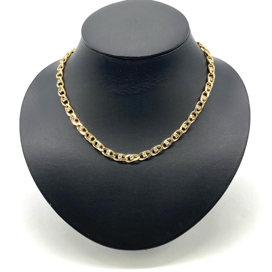 GIVENCHY(ジバンシィ)のジバンシィ GIVENCHY ネックレス メタル ゴールド チェーン ラインストーン ヴィンテージ レディース【中古】 レディースのアクセサリー(ネックレス)の商品写真