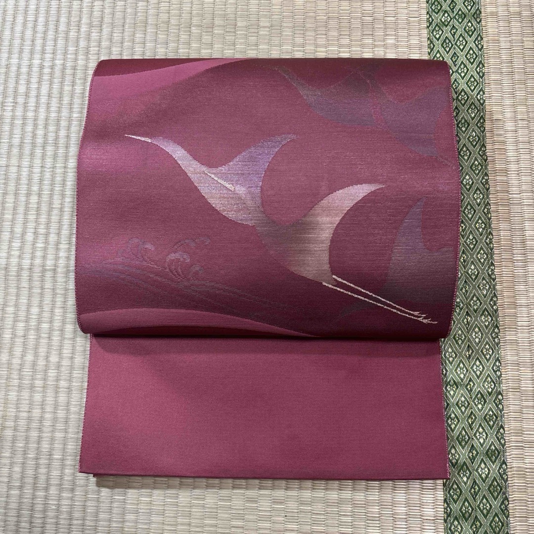 名古屋帯松葉仕立て太鼓柄1627 レディースの水着/浴衣(帯)の商品写真