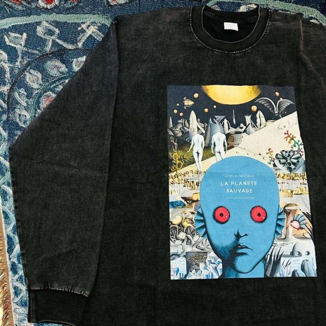 ファンタスティックプラネット ロンT 長袖Tシャツ 70s SF R50 メンズのトップス(Tシャツ/カットソー(七分/長袖))の商品写真