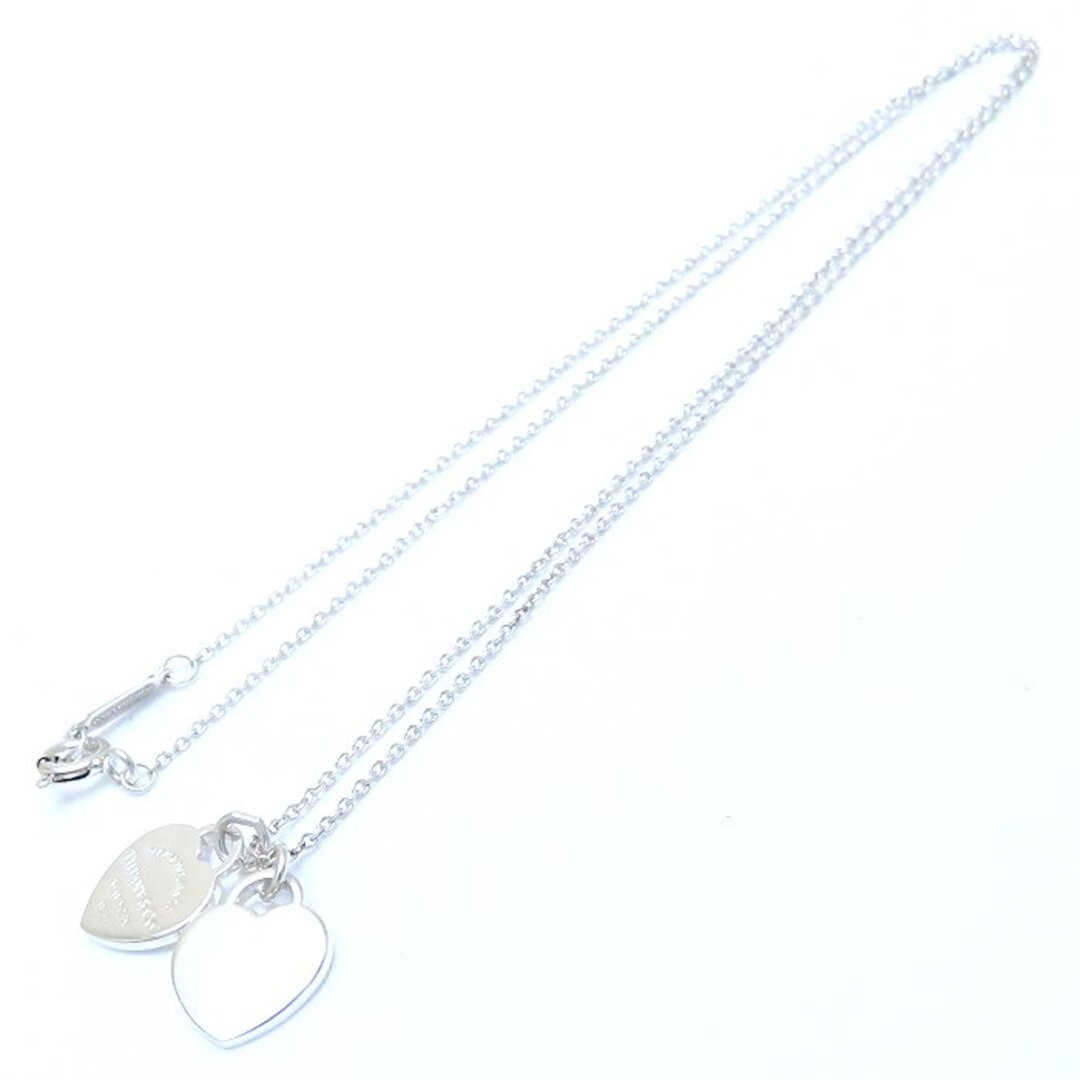 Tiffany & Co.(ティファニー)のTIFFANY&Co. ティファニー リターントゥティファニー ダブルハートタグ ネックレス ミニ シルバー925 レディース/294415【中古】【BJ】 レディースのアクセサリー(ネックレス)の商品写真