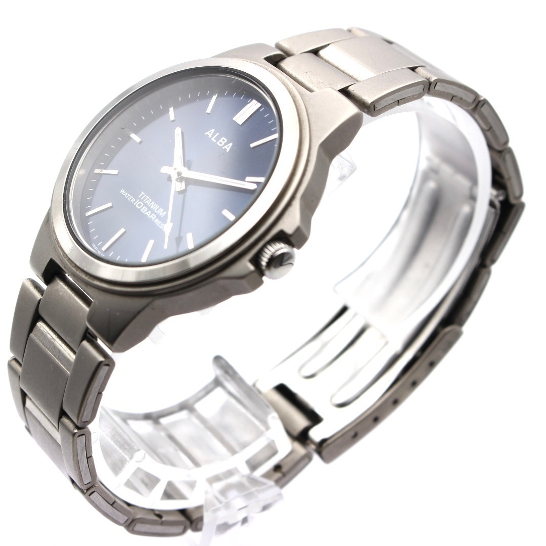 SEIKO(セイコー)のSEIKO ALBA ヴィンテージ 腕時計 チタン メンズ 2000年代 廃盤 メンズの時計(腕時計(アナログ))の商品写真