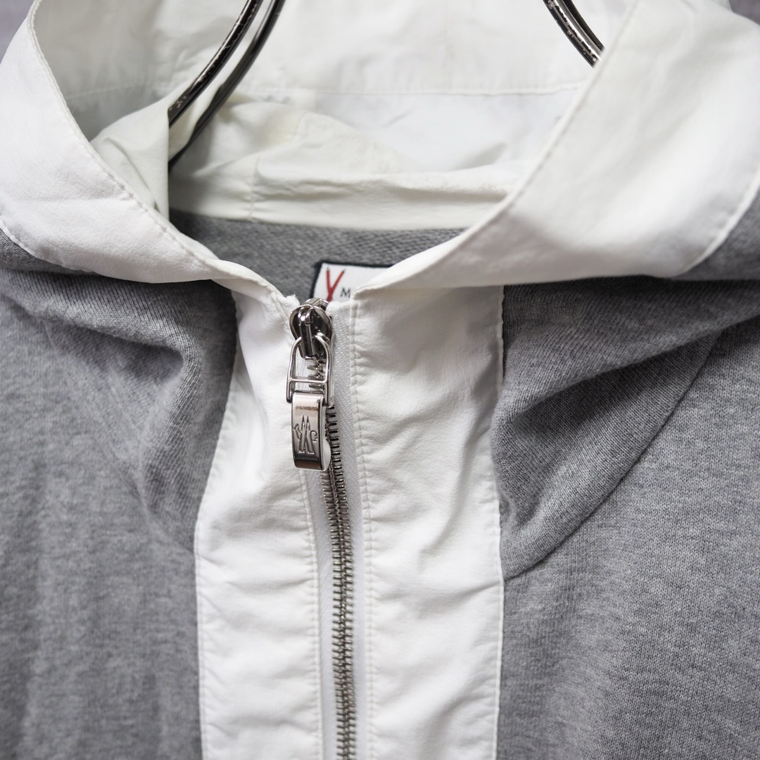 MONCLER(モンクレール)のMONCLER GAMME BLEU|15SS 異素材コンビパーカー(XL) メンズのトップス(パーカー)の商品写真